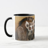 Ring Tails Lemur 2-Panel 2-Töne Tasse (Links)