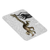 Ring Tails Lemur auf Finger 2 Magnet (Rechte Seite)