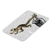 Ring Tails Lemur auf Finger 2 Magnet (Linke Seite)