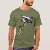Ring Tails Lemur auf Finger 2 T-Shirt (Vorderseite)
