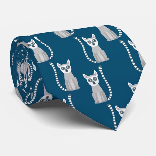 Ring Tails Lemur Krawatte (Gerollt)