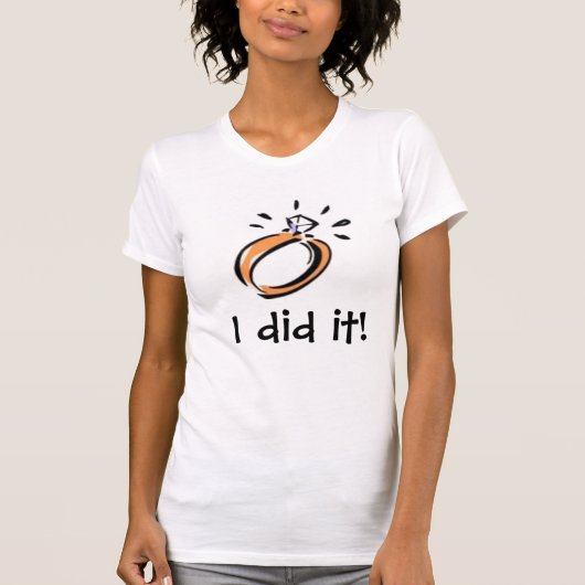 Ring, tat ich ihn! T-Shirt (Vorderseite)