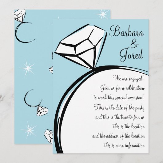 Ring Thing Einladung (Vorne/Hinten)