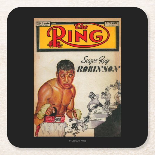 Ring-Titelseite2 Rechteckiger Pappuntersetzer (Vorderseite)