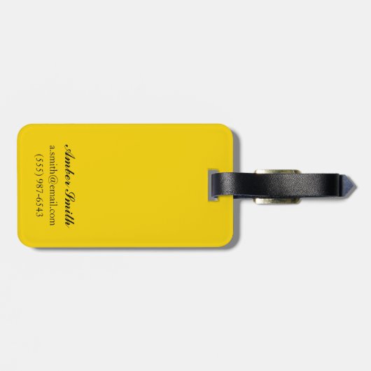 Ring-Titelseite Gepäckanhänger (Rückseite horizontal)