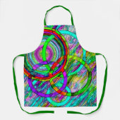 "Ring Toss" - Schürze von Frauen (Vorderseite)