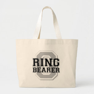 Ring-Träger-Bräutigam-Beifall Jumbo Stoffbeutel