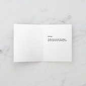 Ring-Träger-Hochzeit danken Ihnen, - Beary viel zu Dankeskarte (Innenseite)