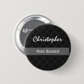 RING-TRÄGER individueller Name Wedding Button (Vorne & Hinten)