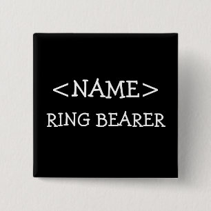 Ring-Träger-Namen-Knopf Button