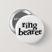 Ring-Träger-Schwarz-Text Button (Vorne & Hinten)