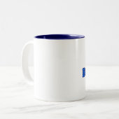 Ring-Träger Zweifarbige Tasse (Vorderseite Links)