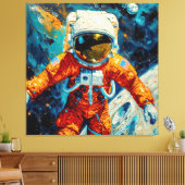 Ring um den Mond Leinwanddruck (Insitu (Wohnzimmer))