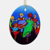 Ring um den Rosie zwei Keramik Ornament (Rechts)