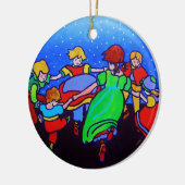 Ring um den Rosie zwei Keramik Ornament (Links)