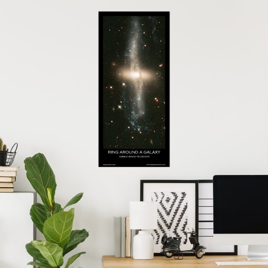 Ring um eine Galaxie - Plakate aus dem All (Heimbüro)