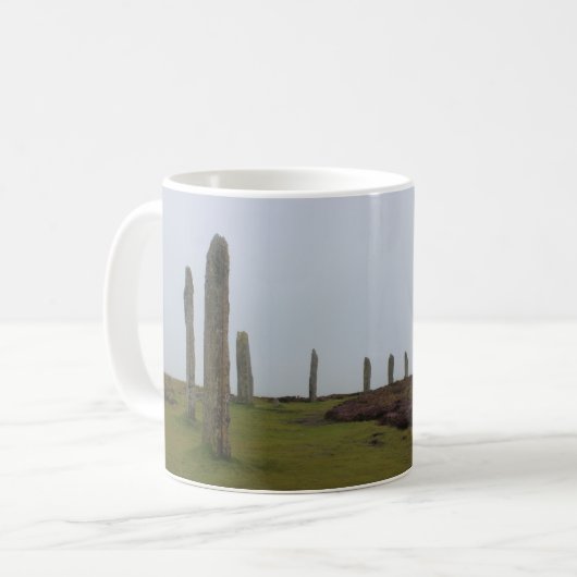 Ring von Brodgar (Orkney-Insel) Kaffeetasse (Vorderseite Links)