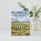 Ring von Brodgar Schottland Postkarte (Stehend Vorderseite)