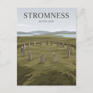 Ring von Brodgar Schottland Postkarte