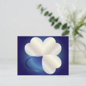 Ring von drei Herzen Postkarte (Stehend Vorderseite)