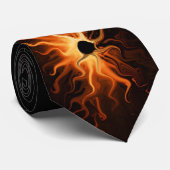 Ring von Feuer-Krawatte II Krawatte (Gerollt)
