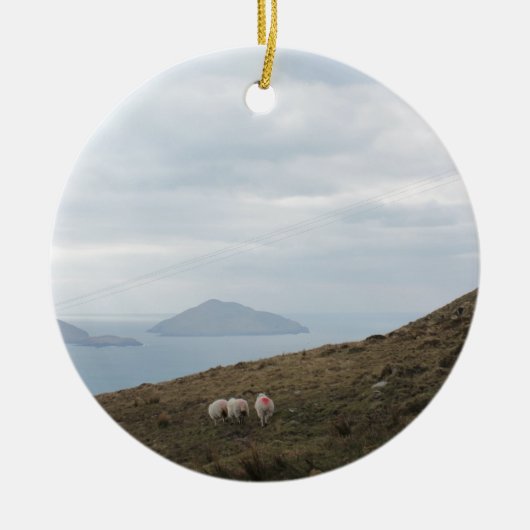 Ring von Kerry, Irland Keramik Ornament (Vorne)
