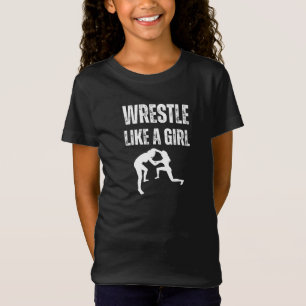 Ring wie ein Mädchen, kämpfe wie ein Mädchen T-Shirt