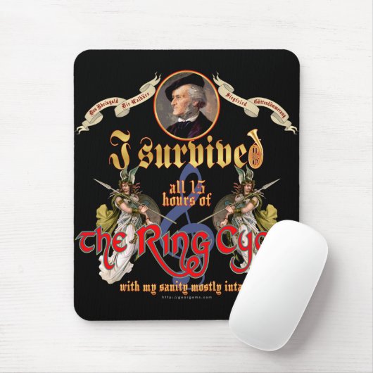 Ring-Zyklus-Überlebender Mousepad (Mit Mouse)