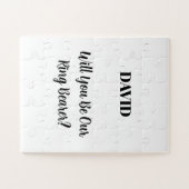 Ringbearer Individuelle Name Einfache Minimale Hoc Puzzle (Horizontal)