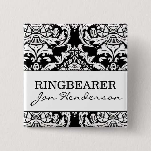 Ringbearer Knopf Button (Vorderseite)