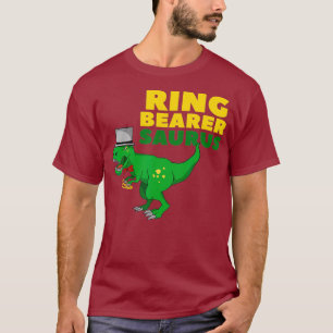 Ringbearer Wedding Ring T Re Dinosaur Ehe T-Shirt