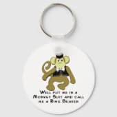 Ringbeerer/Affe Schlüsselanhänger (Vorderseite)