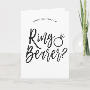 Ringbester Skriptstil Custom Wedding Karte