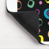 Ringe Abstrakte Kunst Mousepad (Ecke)