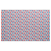 Ringe | blaues und rotes Gewebe Stoff (Yard (91,4 cm))