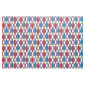 Ringe | blaues und rotes Gewebe Stoff (Fat Quarter (45,7 x 55,9 cm))