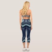 Ringe Capri Leggings (Rückseite)