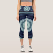 Ringe Capri Leggings (Vorderseite)