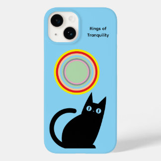 Ringe der Ruhe – Hellblauer iPhone-Hülle Case-Mate iPhone 14 Hülle