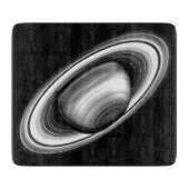 Ringe des Gasriesen Saturn - Sonnensystem Schneidebrett (Vorderseite)