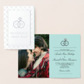 Ringe, die miteinander verbunden sind - Einladung (Anzeige)