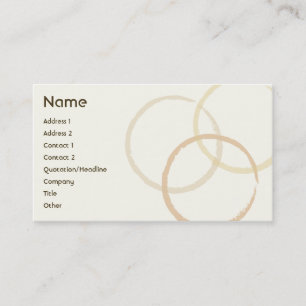 Ringe - Geschäft Visitenkarte