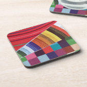 Ringe, Kreise und Karo-Minikollektion Untersetzer (Linke Seite)