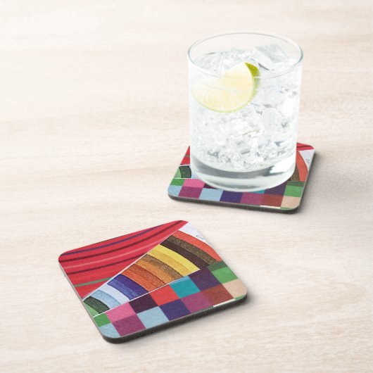 Ringe, Kreise und Karo-Minikollektion Untersetzer (Rechte Seite)