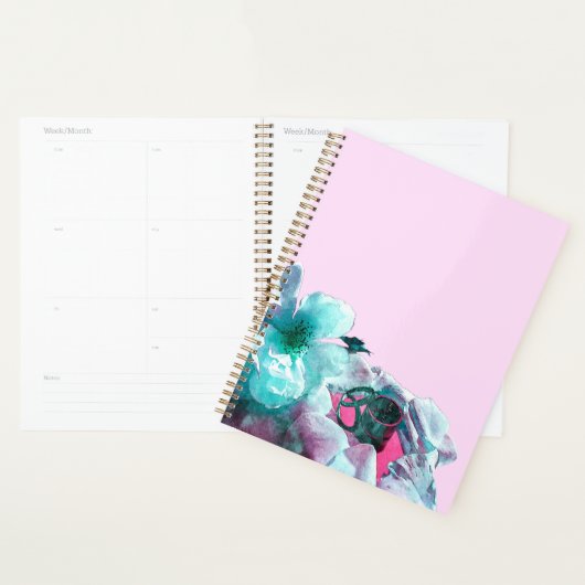 Ringe mit weißen Rosenblättern Planer (Anzeige)