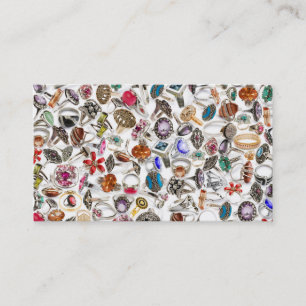 Ringe Schmuck Geschäftskarten Visitenkarte