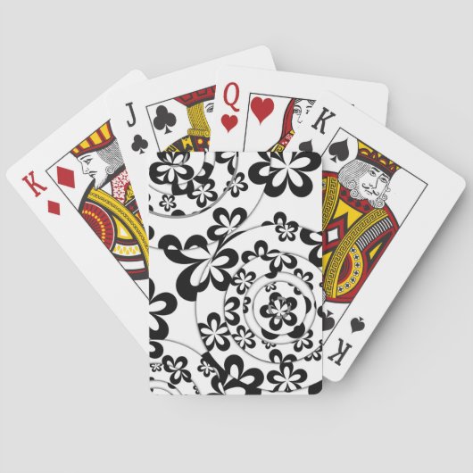 Ringe und Blume Spielkarten (Rückseite)