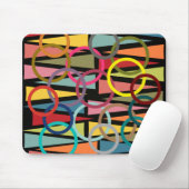 Ringe und Dreiecke Mousepad (Mit Mouse)