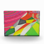 Ringe und Tessellationen Collage Fotoblock (Vorderseite)