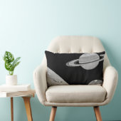 Ringe von Saturn/von Mond-lumbalem Lendenkissen (Stuhl )